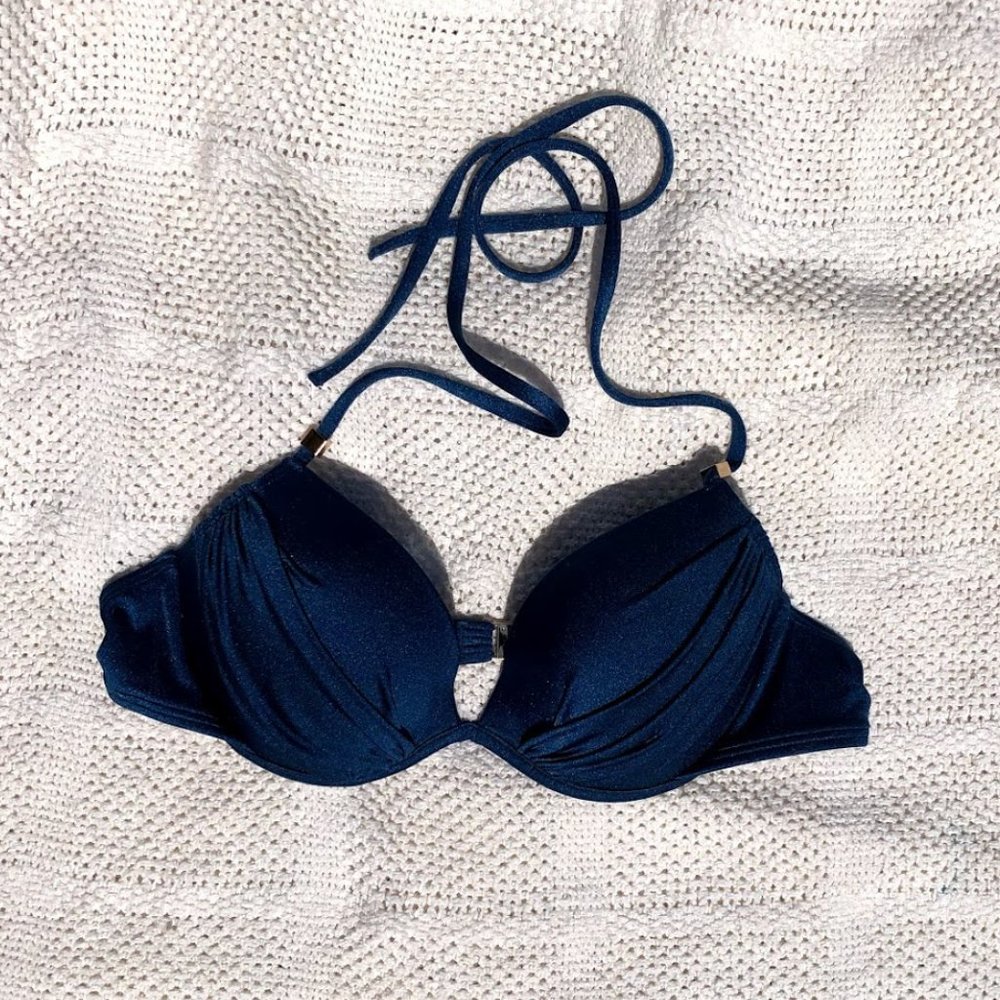 Victoria's Secret Blue Bikini Top